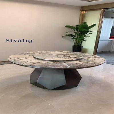 China Modern Newstar Wholesale Price White Marble Tiles And Marbles Floors for Wall Background And Custom Dinning Table for sale