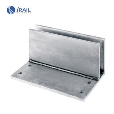 China Modern Cheap U Channel Glass Metal Embedded Metal Base Glaszing Floor Channel For Glass Balustrade for sale