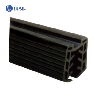 China Modern Black EPDM Rubber U Channel For Slotted Stainless Steel Tube for sale