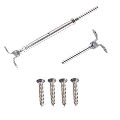 China 316 Degree Modern Angle Stainless Steel 180 Adjustable Swage Cable Fitting Kit For 1/8