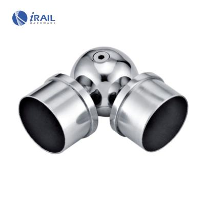 China Chinese Stainless Steel 45 Degree Flexible Pipe Connector For Balustrade Balustrade for sale