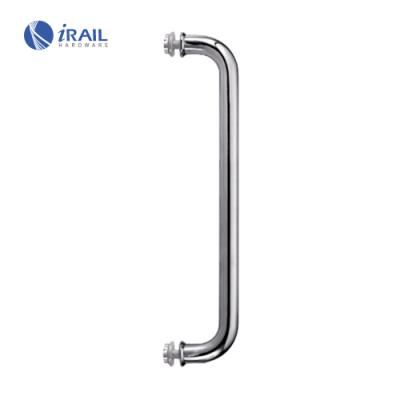 China Chinese Hot Sale Shower Screen Door Handle One Side C Glass Handle For Cubic Enclosure Glass Shower for sale