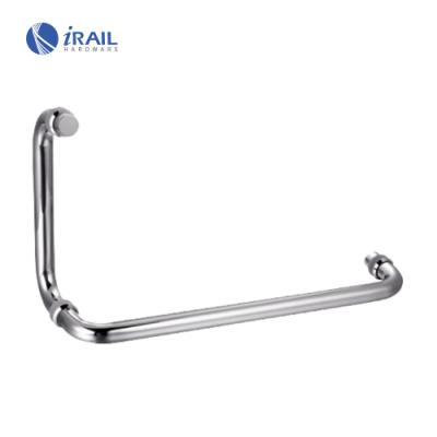 China Chinese high quality stainless steel shower glass door handle for towel for sale