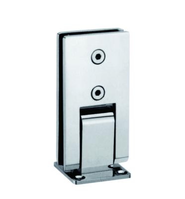 China Modern high quality chrome shower door pivot seat glass hinge for glass enclosure for sale