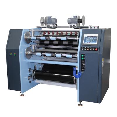 China Building Material Stores Codewel Maker TTR Jumbo Roll Slitting Machine / Thermal Transfer Tape Cutting Machine for sale