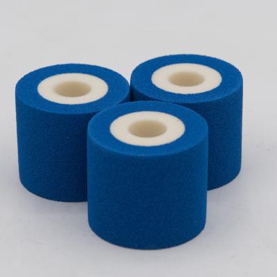 China Clear and full printing with good adhension hot black ink roll roller for ink roll printer for 36mm*32mm for sale