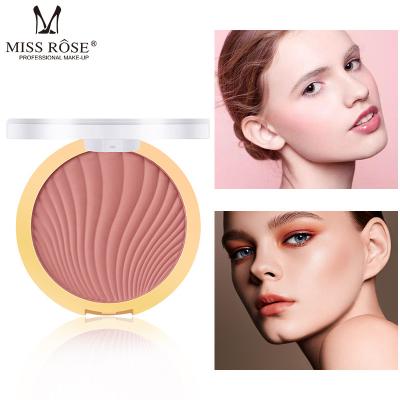 China High Quality Waterproof Sunscreen Private Logo Matte DIY 6 Colors Easy To Apply Blush Custom Pressed Powder Blush Palette for sale