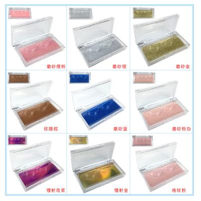 China Recyclable Custom Logo Marble Design Lash Box 25mm Mink Eyelashes Handbag Chain Eyelash Case with Lash Glue for sale