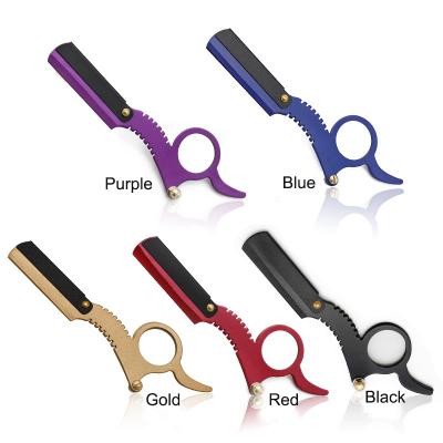 China MZTD 2019 New Style Single Face Straight Razor Blade Available High Quality Razor 5 Colors for sale