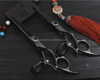 China Thinning Scissors 1977 Titanium Hair Coating Scissors With Rotating Thumb Ring for sale