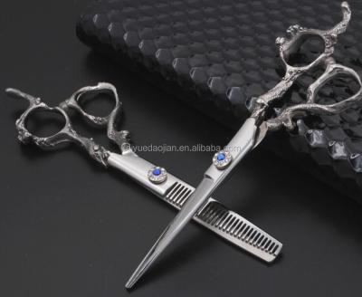 China Cutting Set of 32338 Dragon Handle Hairdressing Scissors zu verkaufen