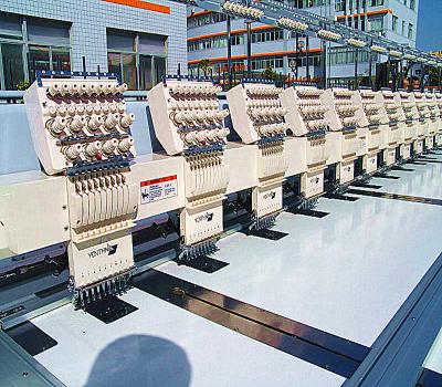 China Yonthin Multi Head Mixed Functions Sequin Cording Bead Embroidery Machine China For Sale In Factory Price Te koop