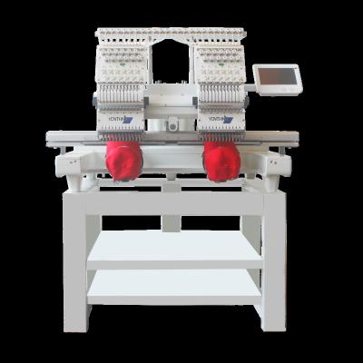 중국 Yonthin High Speed 2 Head Tajima Computer Embroidery Machine Suppliers Prices For Sale Computerized Cap T-shirt 판매용