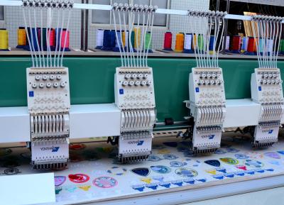 China Computer and Economical Computer Embroidery Machines Flat Prices Cheap Yonthin High Speed 12 Heads for sale