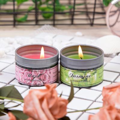 China Home Decoration LIGHTING LOVER Featured Products Tin Jar Scented Candle Makers Luxury Soy Wax for sale