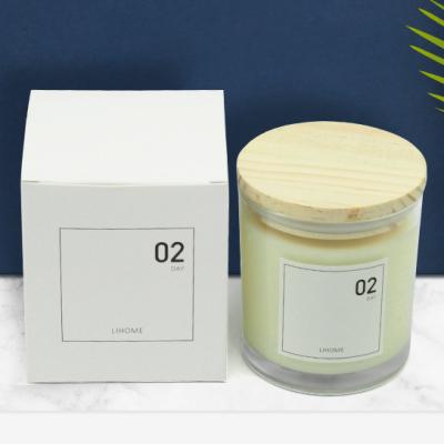 China Birthdays Decoration Multifunctional Home Handmade Glass Jar Scented Custom Candle for sale