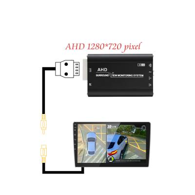 China Waterproof 3D AHD 1080P 360 Bird View Car Camera AVM System with Super Night Vision for sale