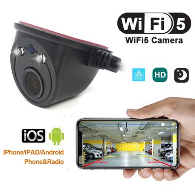 China 5G wireless wifi usb car side view waterproof camera with led light for sale