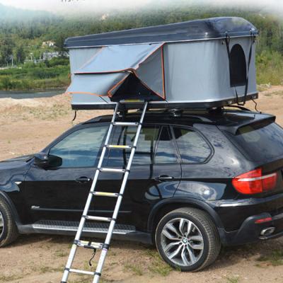 China Right tying type car outdoor auto open hard shell fiberglass camping Suv top tent for sale for sale