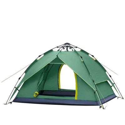 China Straight Bracing Type 4 People Automatic Outdoor Family Camping Tent For Sale for sale