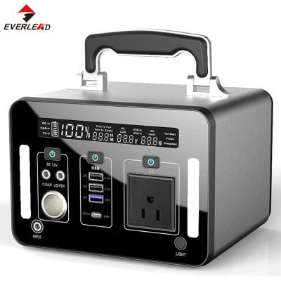 China LED Lighting 500wh Lithium Ion Radio Charging Mini Portable Air Compressor Inverter Power Station for sale