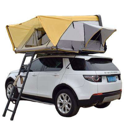 China 1.6 Meter Extended Type Folding Type Tent Hard Shell Car Roof Top Tent Camping Car Trailer Outdoor Tent for sale