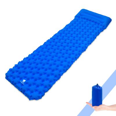 China TPU Nylon Ultralight Compact Sleeping Mat Lightweight Inflatable Air Mattress Sleep Pad for sale