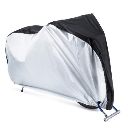 China Windproof Sliver Camper Protection Bike Cover For 2 Bike 4size:S-XL for sale