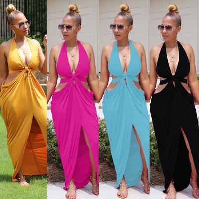 China Fahion Breathable Summer Hollow Out Mini Colorful Beach Wrap Dress Women Casual Outfits for sale