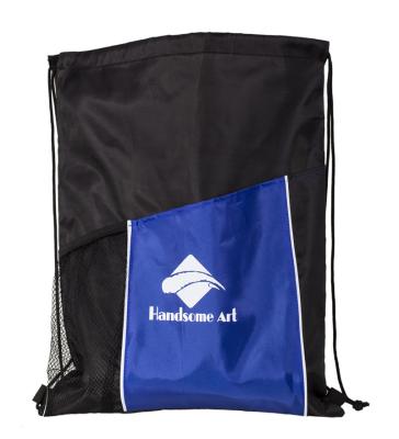 China 210d Polyester Drawstring Shopping Bag with Low Price-HAD14021 for sale