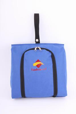 China 600D Polyester Zipper Shoe Bag With Simple Design for sale