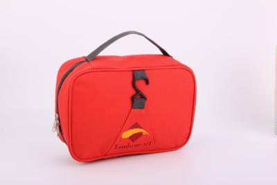 China Travel Hanging Toiletry Kit,Red for sale