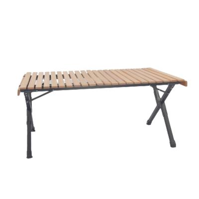 China Modern Wholesale OEM Camping Folding Lightweight Folding Wooden Picnic Table For Beach Fishing for sale