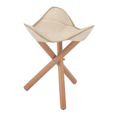 China High Quality Outdoor Light Weight Camping Fishing Chair Single Folding Beech Triangle Portable Chair for sale