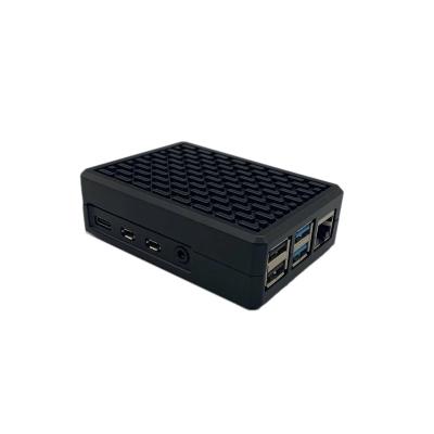 China Raspberry Pi 4th Generation Electronic Products Case Aluminum Alloy Shell Fan Accessories Box Raspberry Pi4 Cooling Motherboard for sale