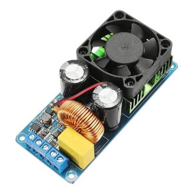 China IRS2092S 500W Electronic Mono HIFI Products Channel Digital Amplifier Class D Power Amp Board With FAN for sale