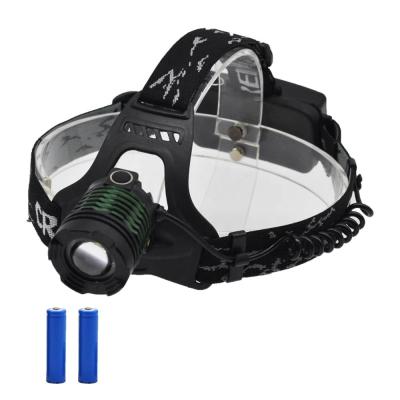 China High Power T6 LED Headlight 18650 Adjustable Ignition Angle Clover Best Rechargeable Waterproof Led Headlight for sale