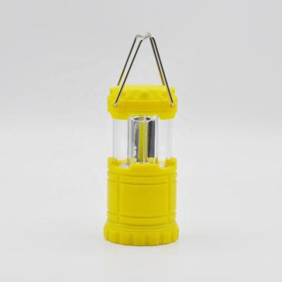 China Outdoor Rising Clover Portable Mini LED Portable Lantern 3 Battery Waterproof COB Led Camping Light for sale