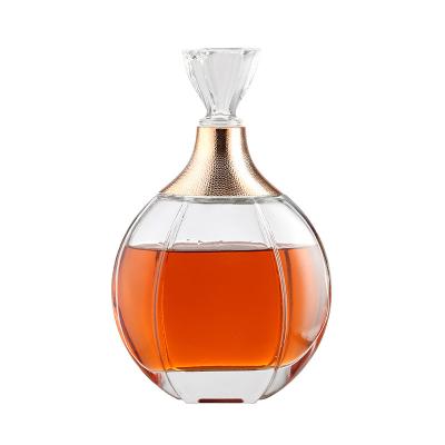 China Wishing High Quality 25cl 700ml Custom Printing Glass Bottle Wine Juniper Bottle With Cork Liquor Whiskey Juniper Spirit Tequila Brandy for sale