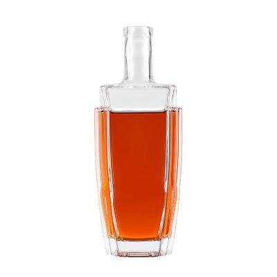 China Wishing to 500ml wine vodka glass bottle 750ml high quality whiskey bottle for sale