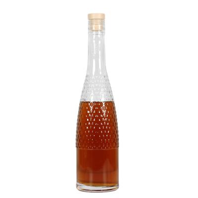 China Wishing 100ml 250ml 375ml 500ml 750ml Empty Glass Wine Bottle Gin Rum Alcohol Whiskey Bottle Vodka Coffee Glass Liquor Bottle With Cork for sale