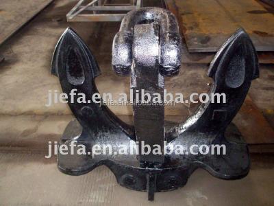 China Low sales of steel casting anchors and marine steel anchor chains for sale