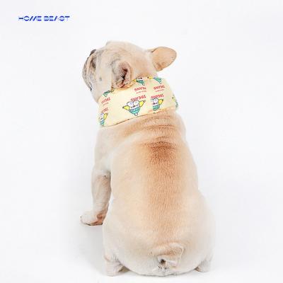 China Reversible Cooling Stocked Duck Instant Cooling Dog Scarf Yellow, Pet Ice Dog Bandana Collar for Summer for sale