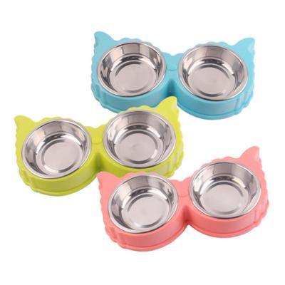 China Automatic Animal Style Stainless Steel Dog and Cat Bowl for sale