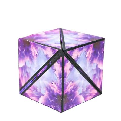 China Explosive special-shaped magnetic cube of 3D cube in three-dimensional infinite cube wholesale magnetic geometric magnetic in variety for sale