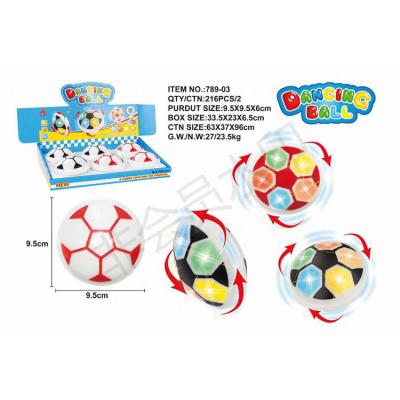 China Electric Sports Toy Kids Toys Battery Operated Football Dancing Balls With Light Music for sale