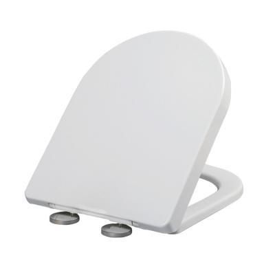 China Slow-end toilet seats slow closing toilet seats cover, white, plastic, China factory for sale