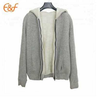 China Anti-pilling Woolen Knitted Hat Sweater Jacket Men Used For Winter for sale