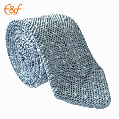 China New Classic Business Gift / Wedding Gift Men's Tie Knitting 100% Polyester Tie for sale