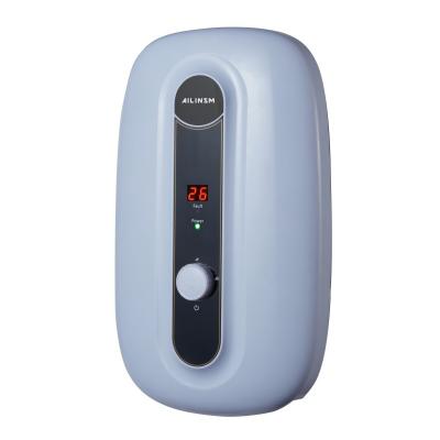 China Hotel 220V-240V 5.5kW hot shower instant/tankless electric water heater with booster pump water shower for sale